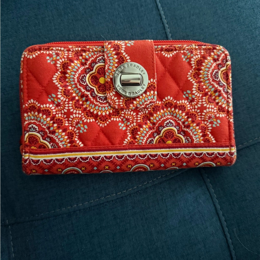 Vera Bradley Red Quilted Wallet